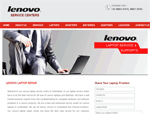 Tablet Screenshot of lenovoservicecentrehyderabad.com